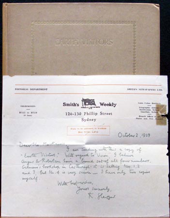 Earth Visitors - Kenneth Slessor - Letters