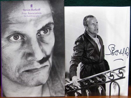 Free Association - An Autobiography - Steven Berkoff - Signed Photo