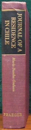 Journal of a Residence in Chile - Graham - Spine