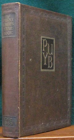 Print User's Year Book 1935 - Side View
