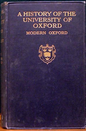 A History of the University of Oxford - Modern Oxford